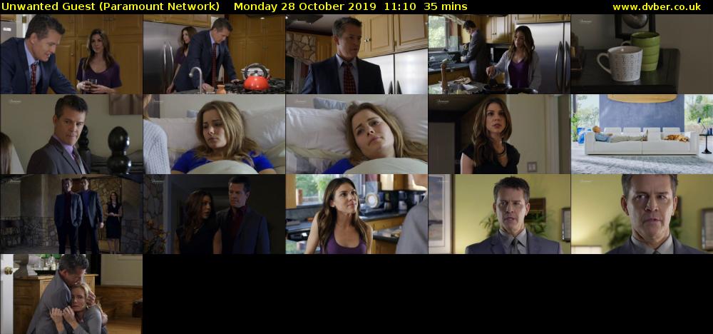 Unwanted Guest (Paramount Network) Monday 28 October 2019 11:10 - 11:45