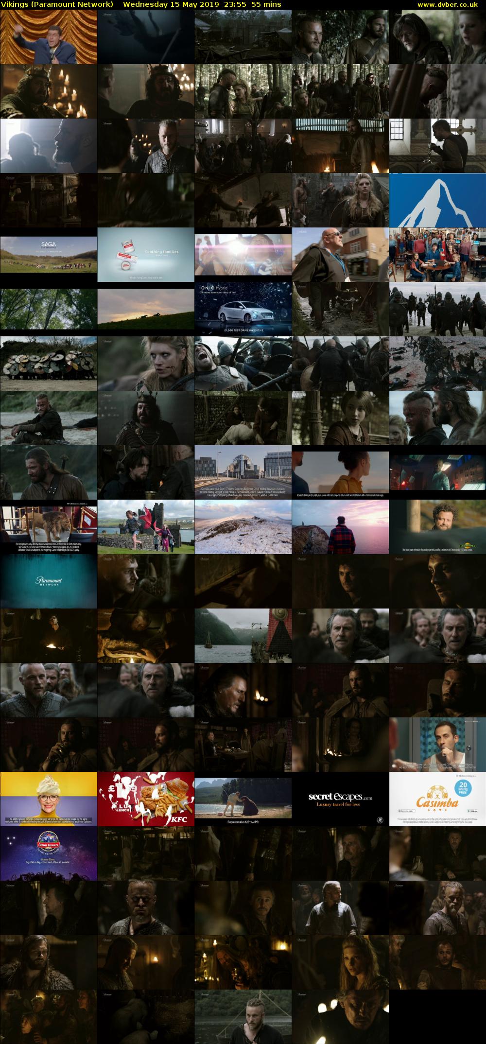 Vikings (Paramount Network) Wednesday 15 May 2019 23:55 - 00:50