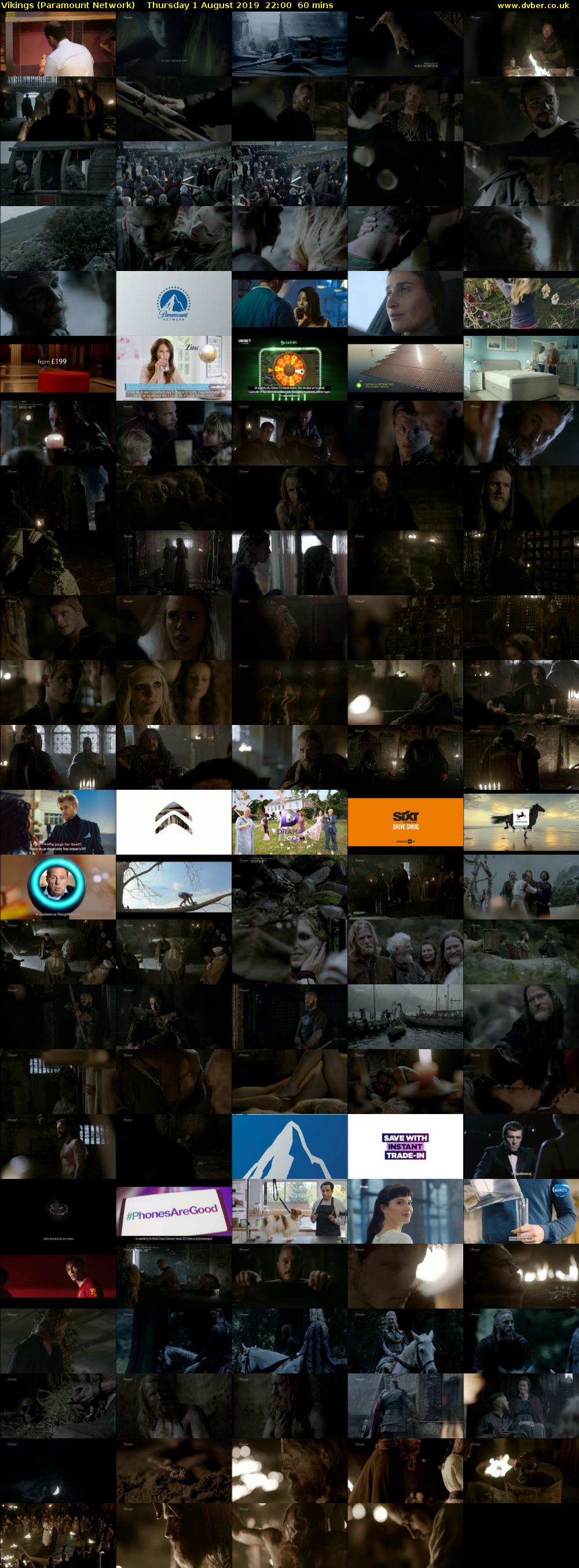 Vikings (Paramount Network) Thursday 1 August 2019 22:00 - 23:00