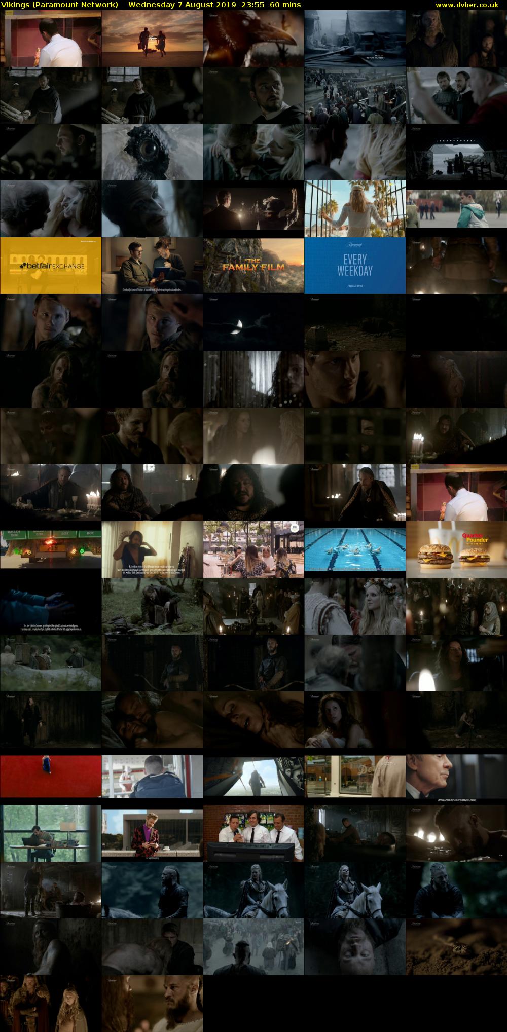 Vikings (Paramount Network) Wednesday 7 August 2019 23:55 - 00:55