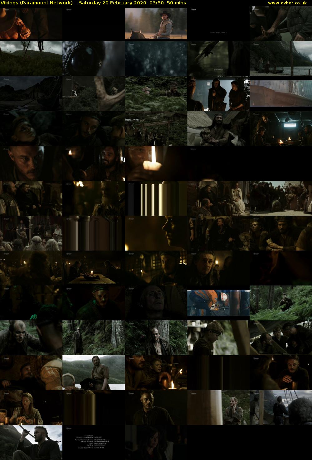 Vikings (Paramount Network) Saturday 29 February 2020 03:50 - 04:40