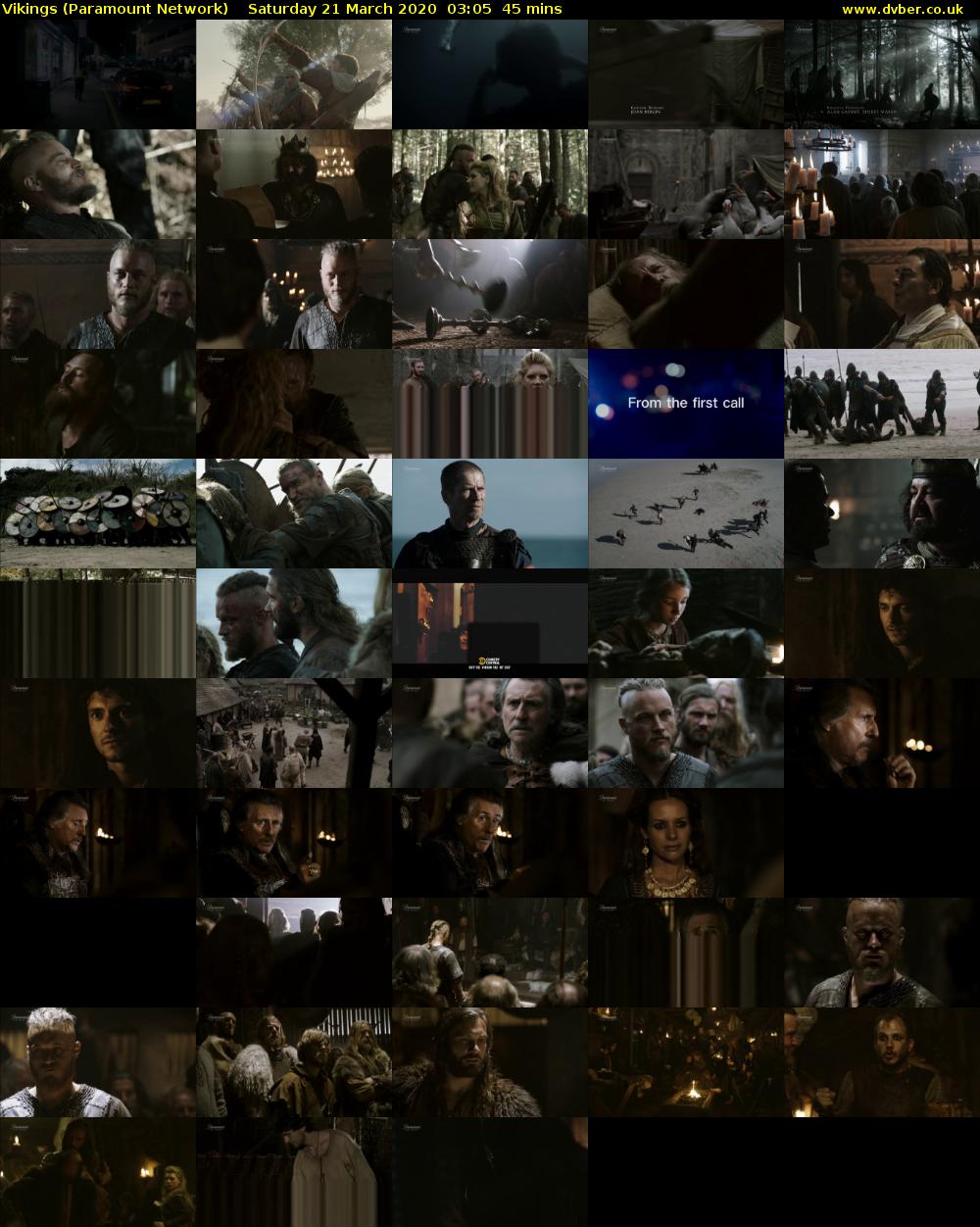 Vikings (Paramount Network) Saturday 21 March 2020 03:05 - 03:50