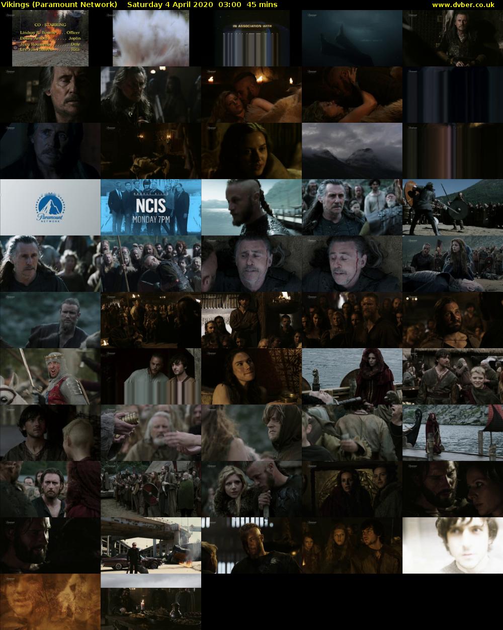 Vikings (Paramount Network) Saturday 4 April 2020 03:00 - 03:45