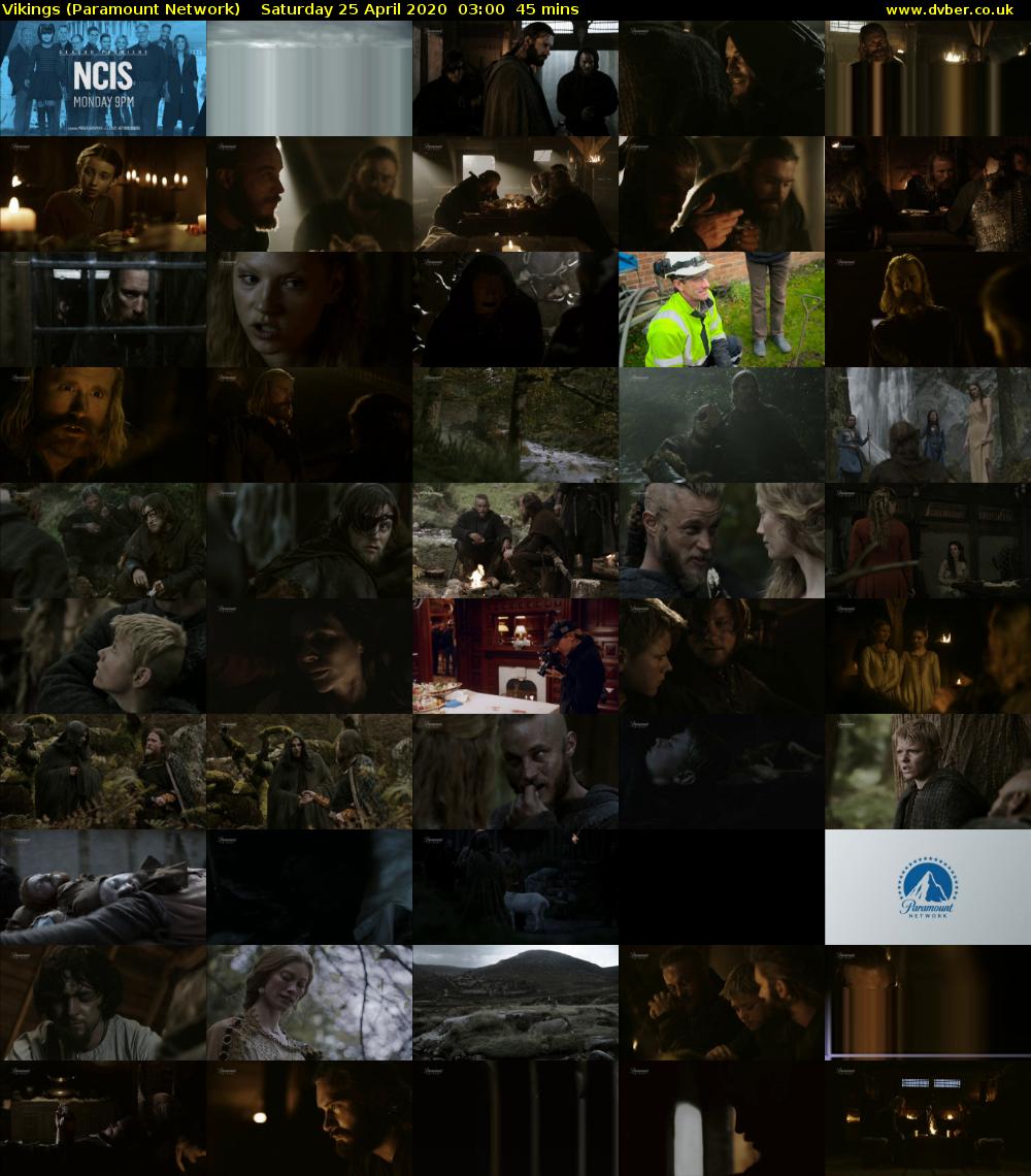 Vikings (Paramount Network) Saturday 25 April 2020 03:00 - 03:45