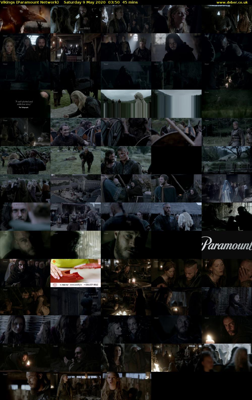 Vikings (Paramount Network) Saturday 9 May 2020 03:50 - 04:35