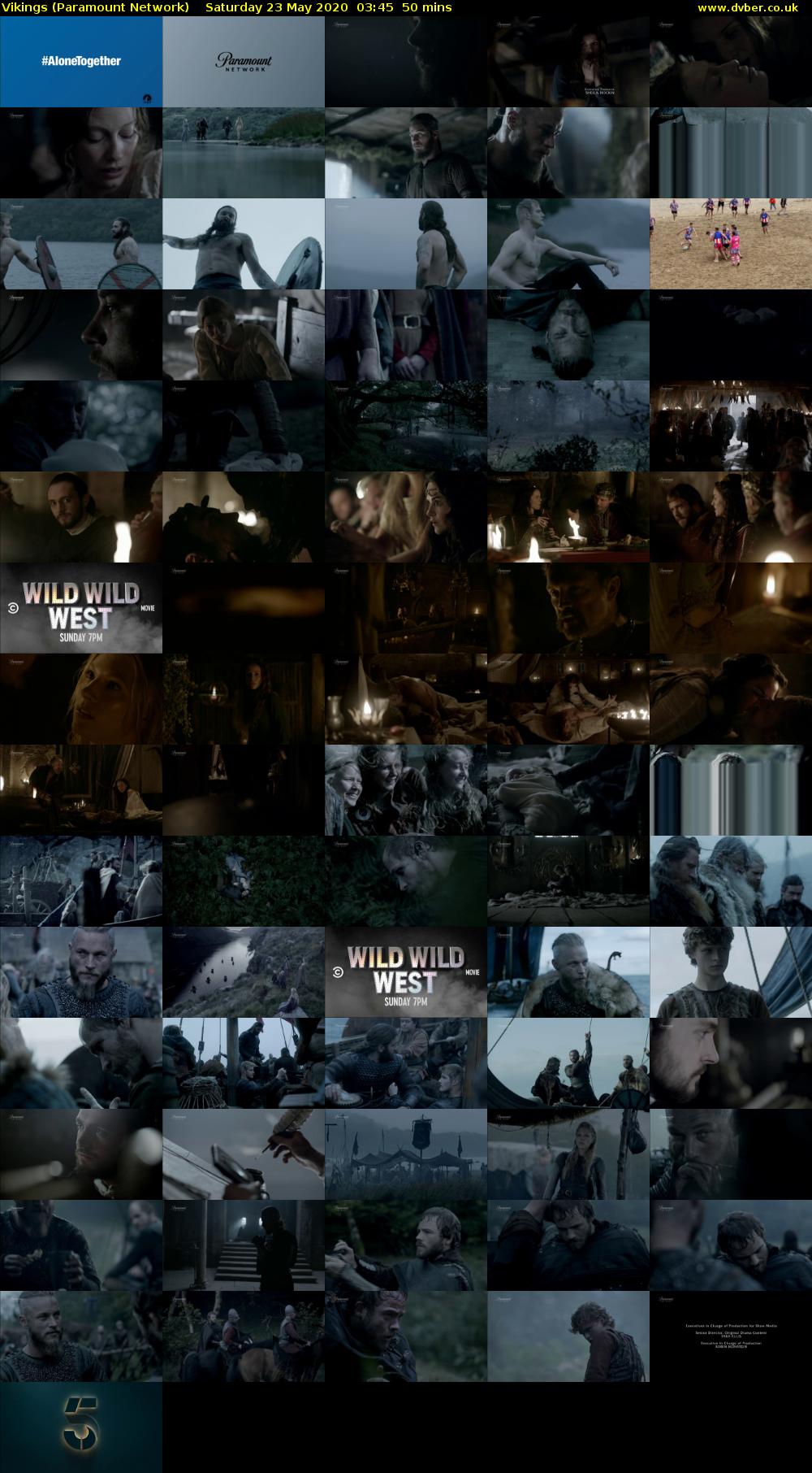 Vikings (Paramount Network) Saturday 23 May 2020 03:45 - 04:35