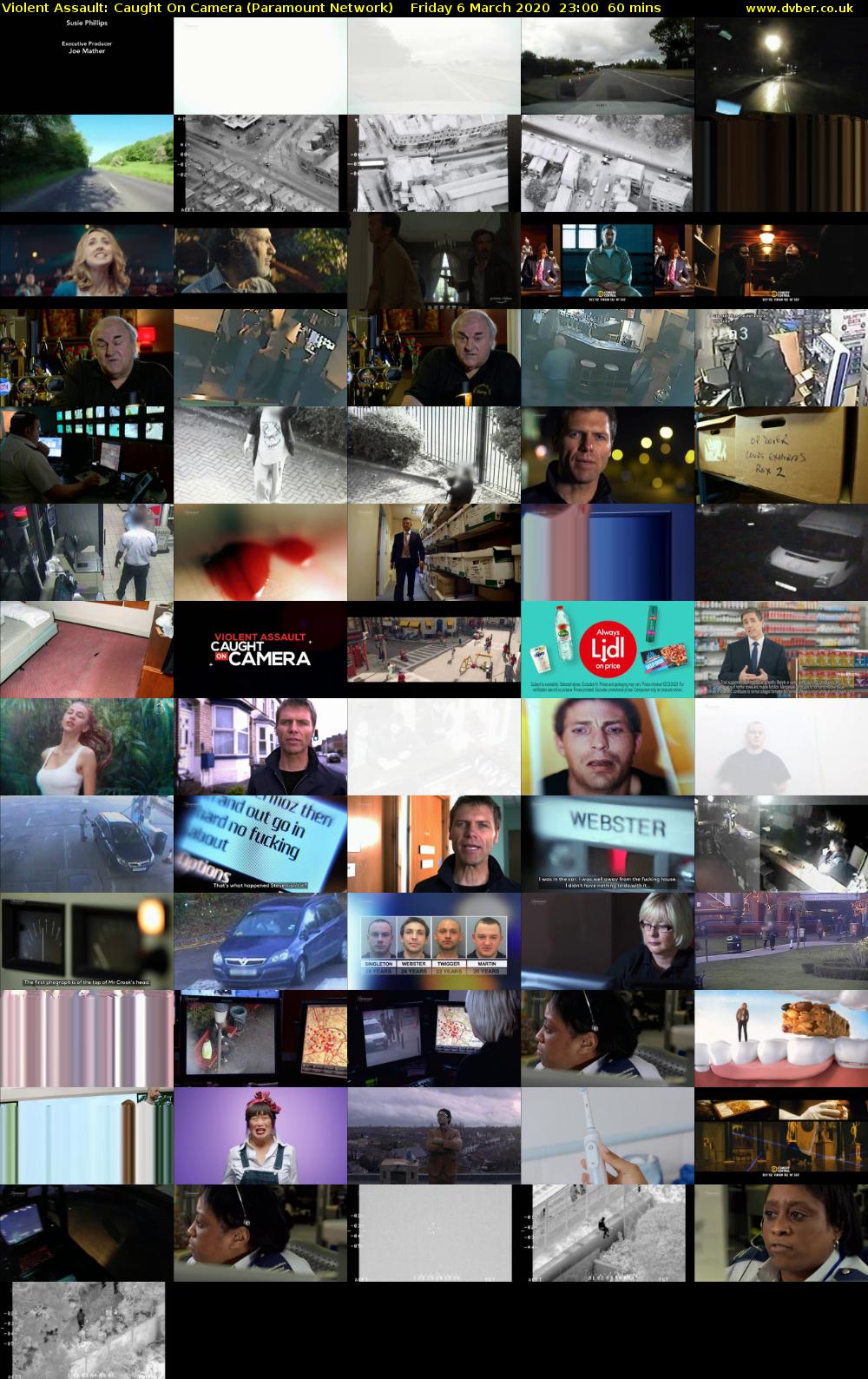 Violent Assault: Caught On Camera (Paramount Network) Friday 6 March 2020 23:00 - 00:00