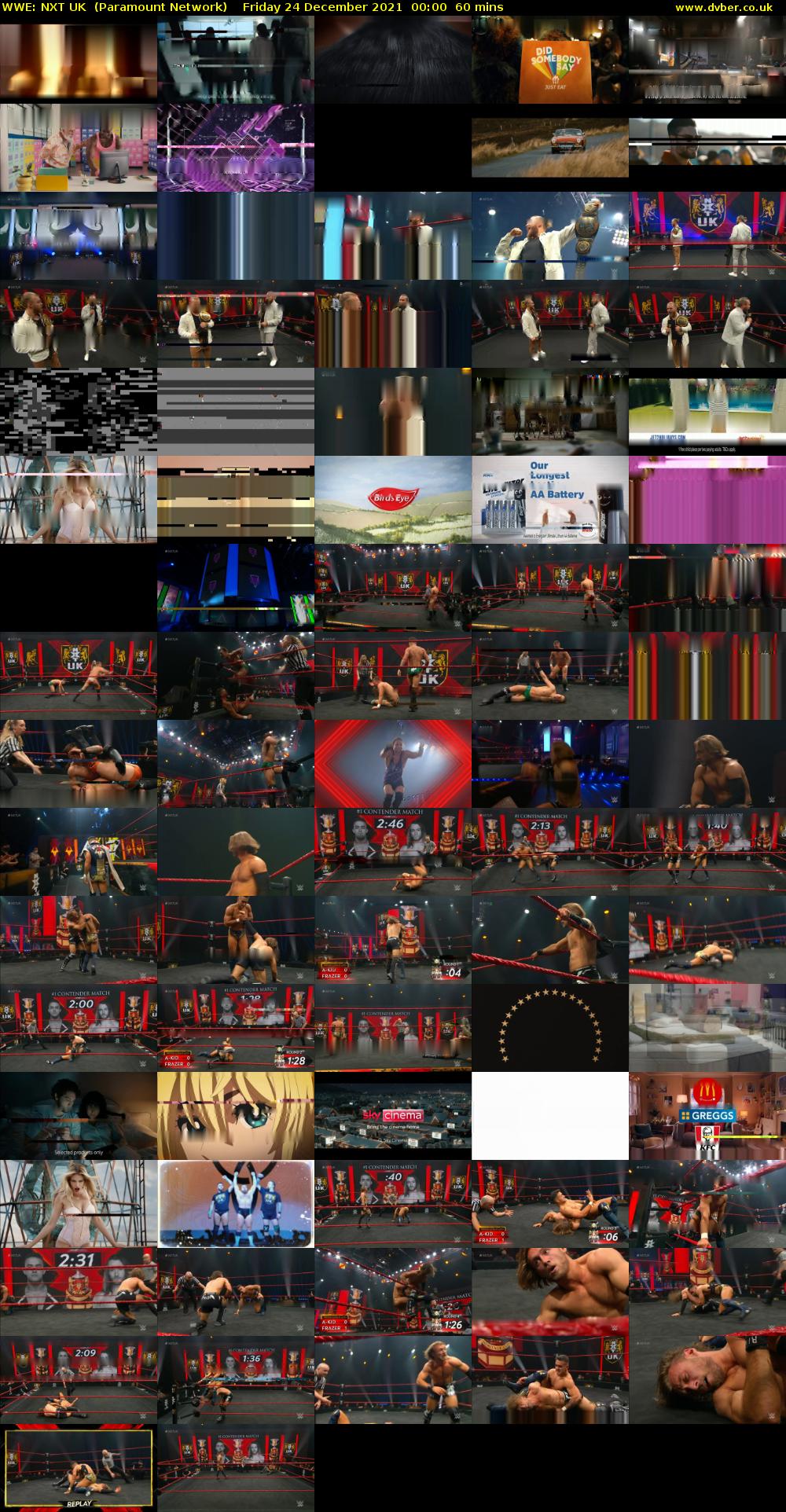 WWE: NXT UK  (Paramount Network) Friday 24 December 2021 00:00 - 01:00