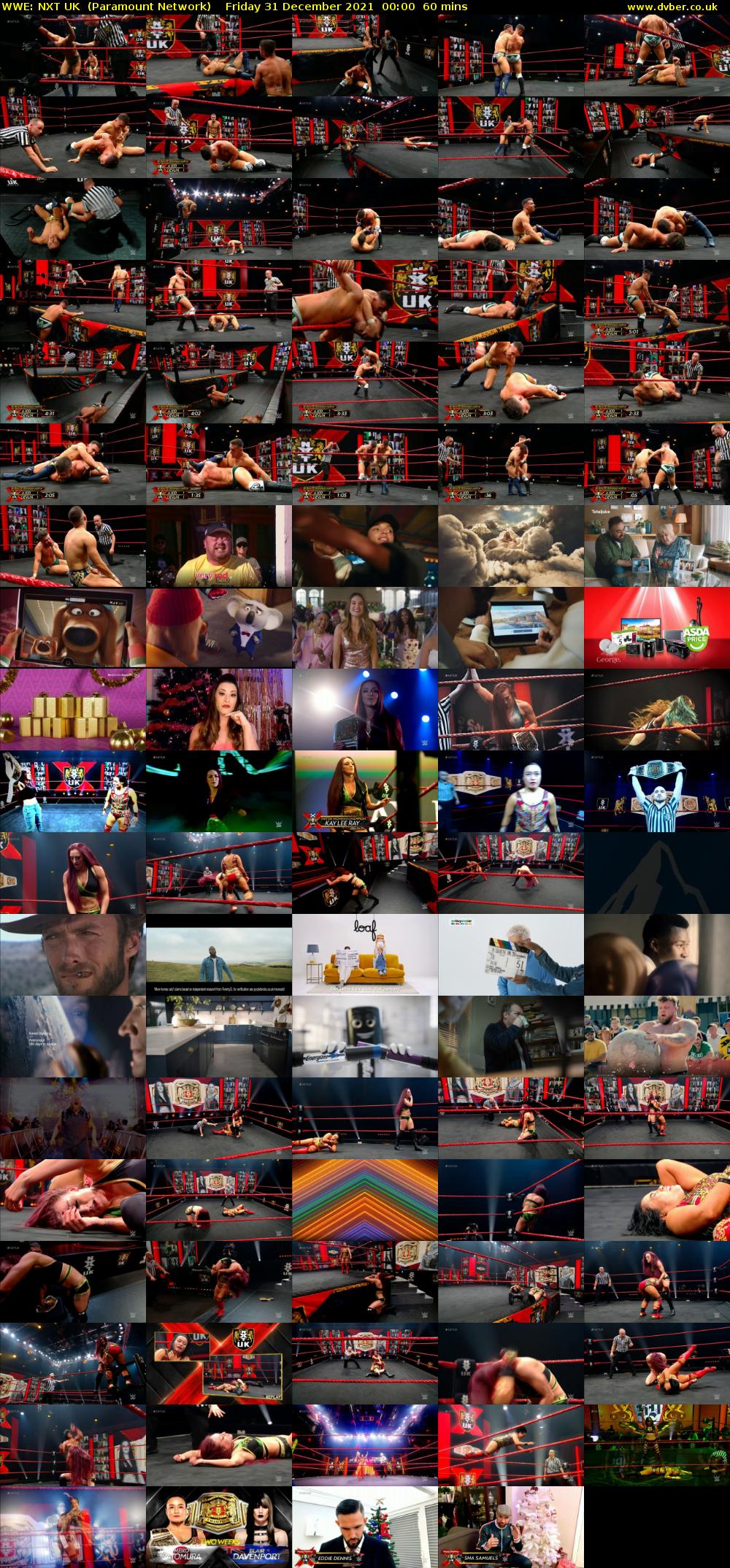 WWE: NXT UK  (Paramount Network) Friday 31 December 2021 00:00 - 01:00