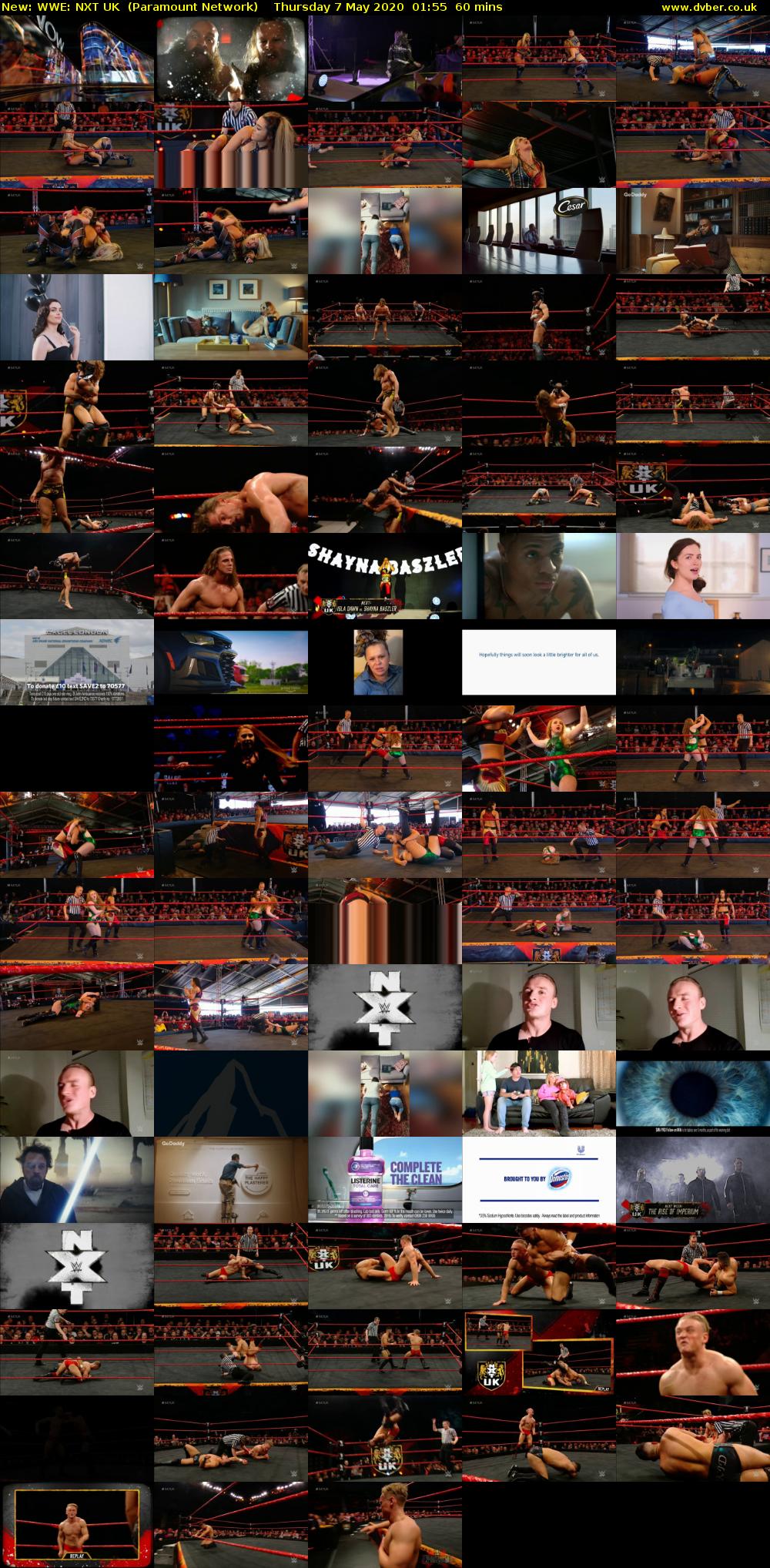 WWE: NXT UK (Paramount Network) Thursday 7 May 2020 01:55 - 02:55