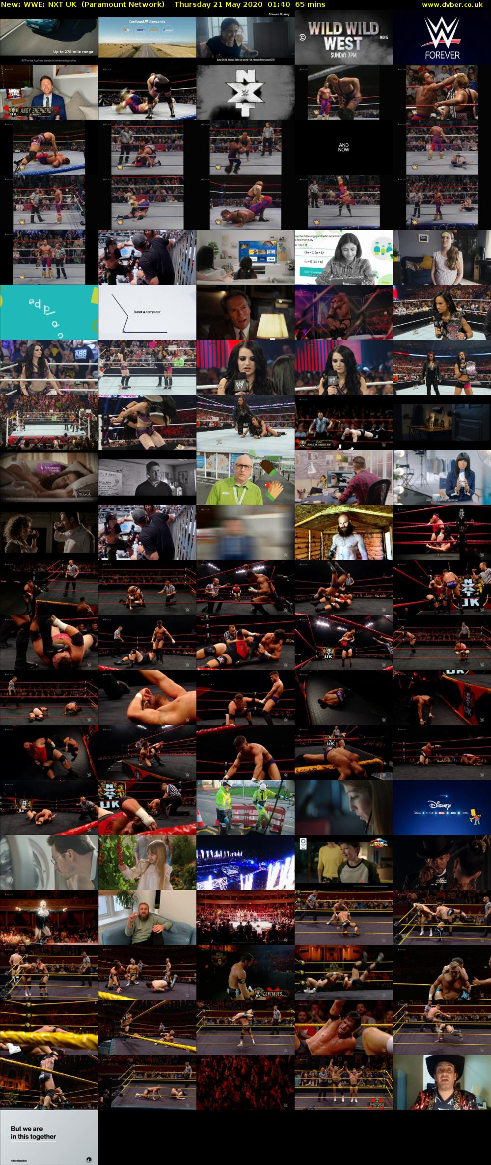 WWE: NXT UK (Paramount Network) Thursday 21 May 2020 01:40 - 02:45