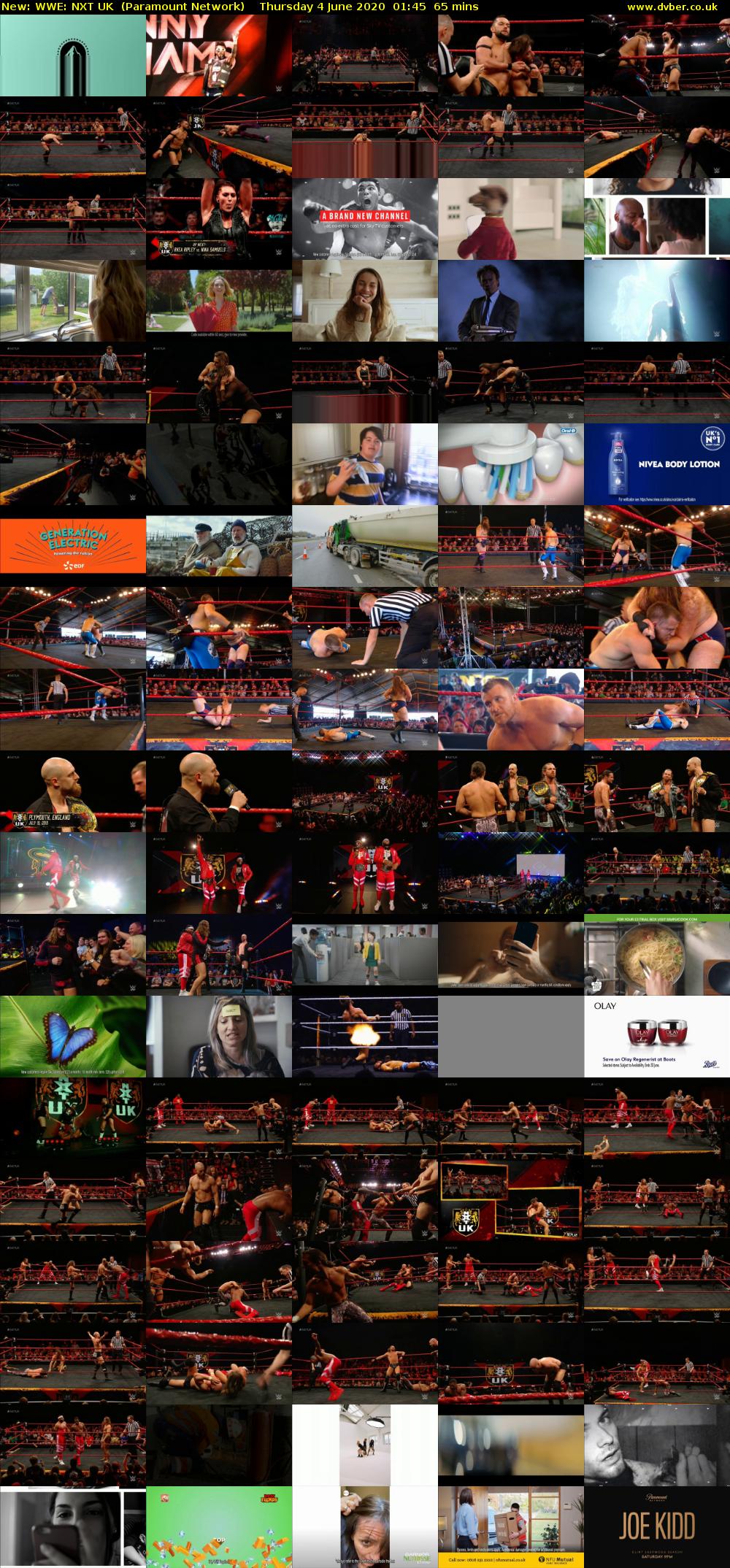 WWE: NXT UK (Paramount Network) Thursday 4 June 2020 01:45 - 02:50