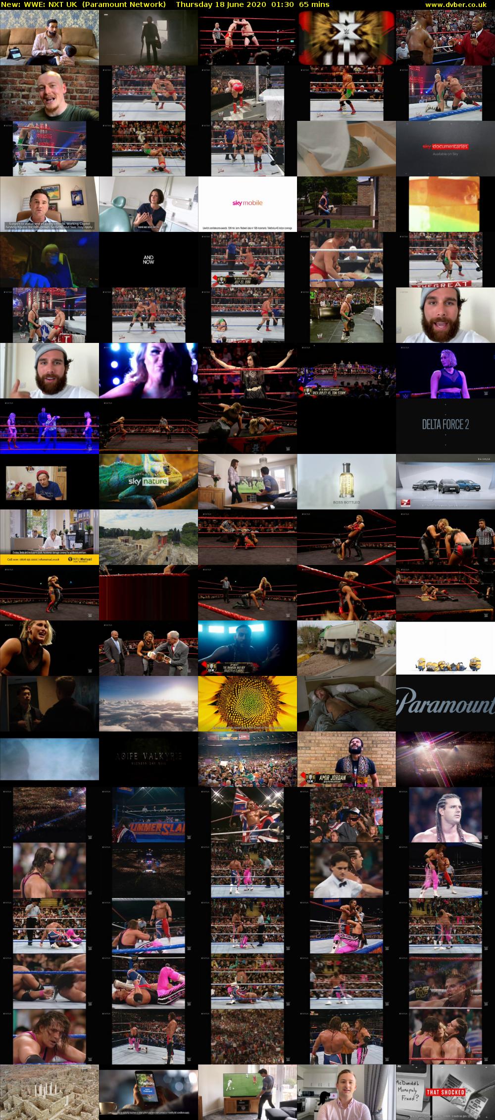 WWE: NXT UK (Paramount Network) Thursday 18 June 2020 01:30 - 02:35