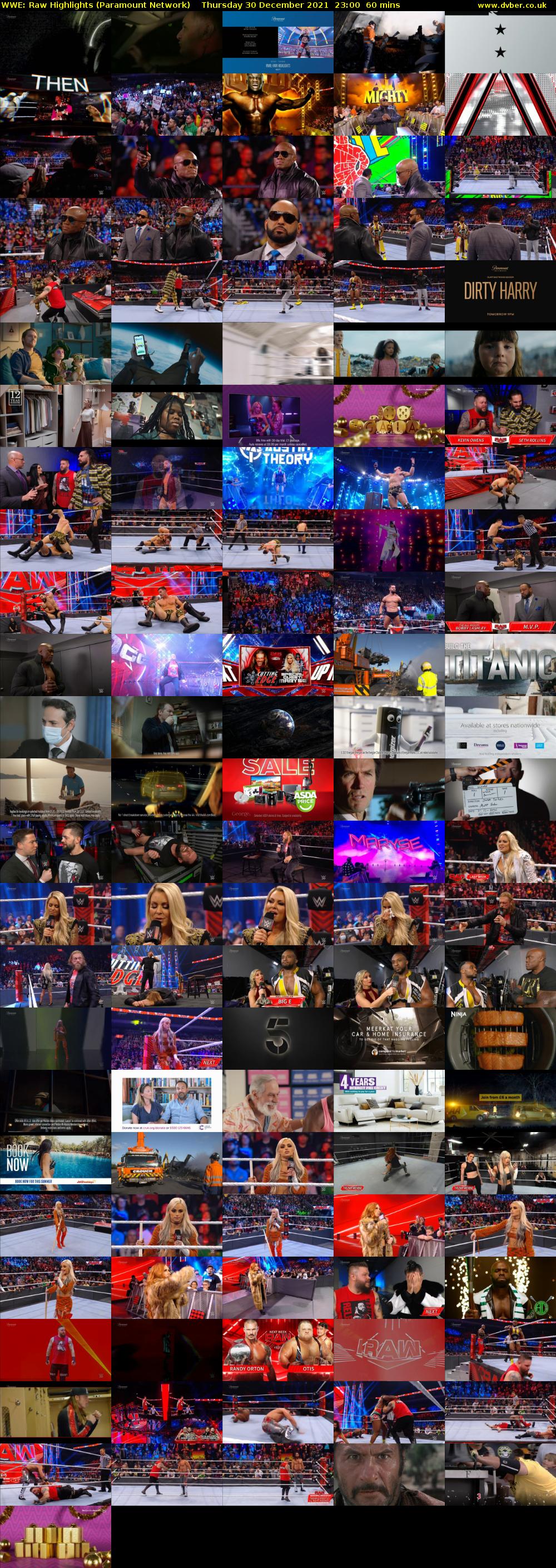 WWE: Raw Highlights (Paramount Network) Thursday 30 December 2021 23:00 - 00:00