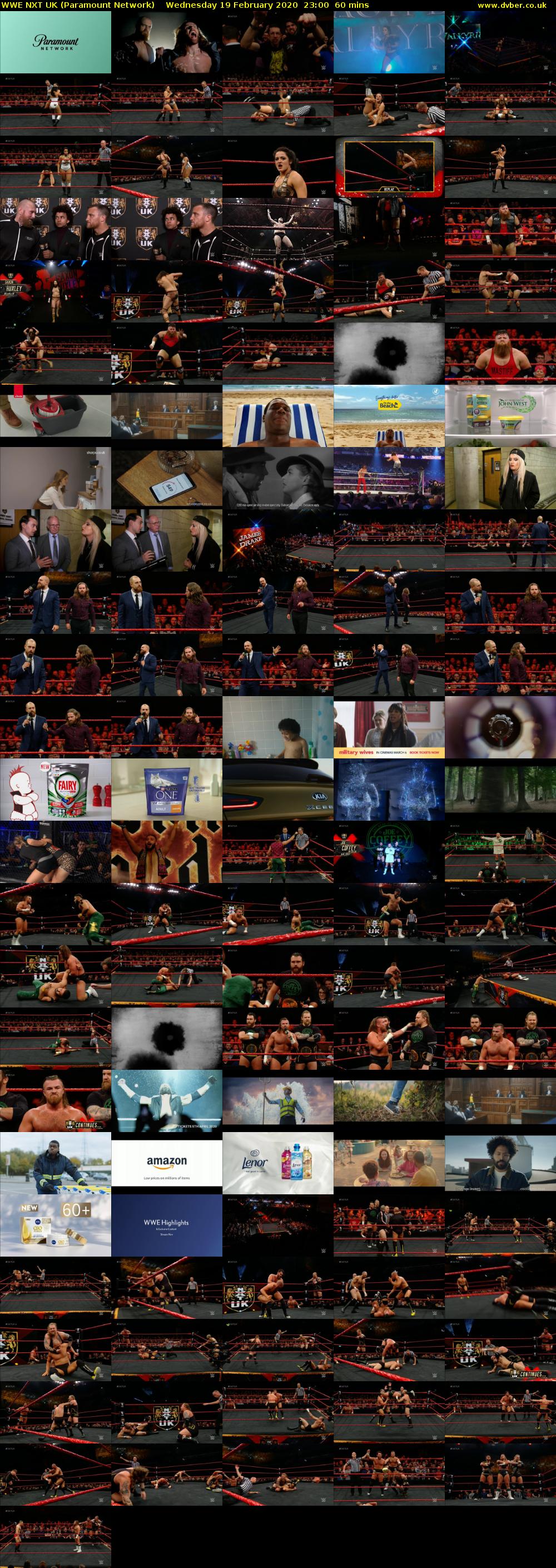 WWE NXT UK (Paramount Network) Wednesday 19 February 2020 23:00 - 00:00