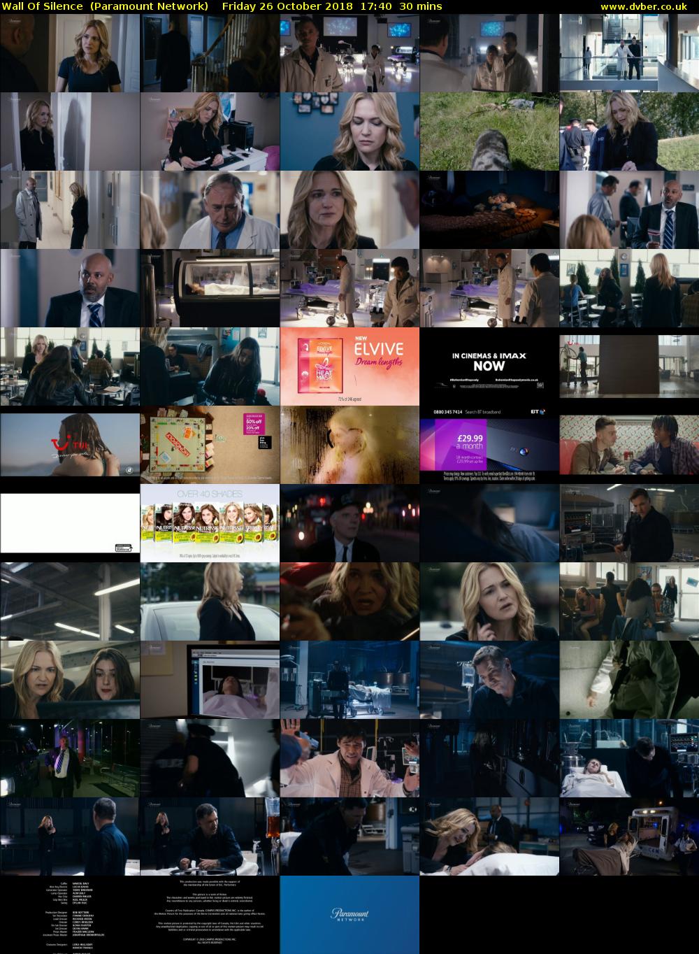 Wall Of Silence  (Paramount Network) Friday 26 October 2018 17:40 - 18:10