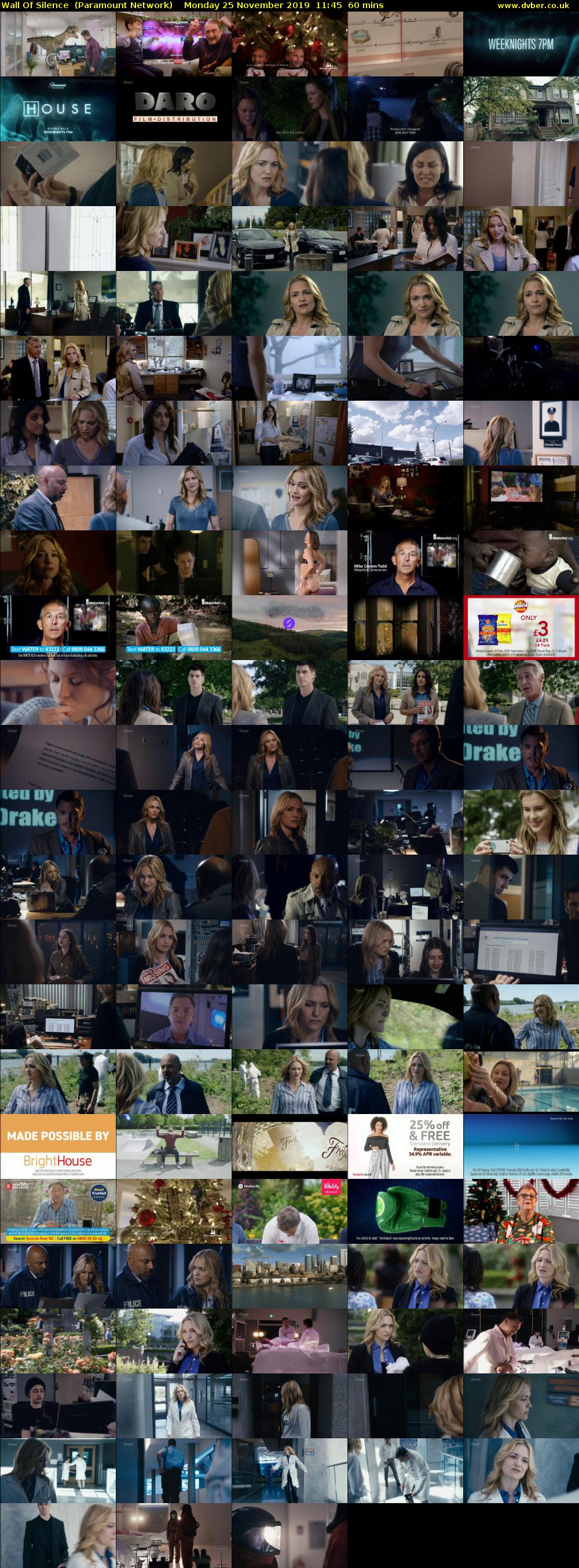 Wall Of Silence  (Paramount Network) Monday 25 November 2019 11:45 - 12:45