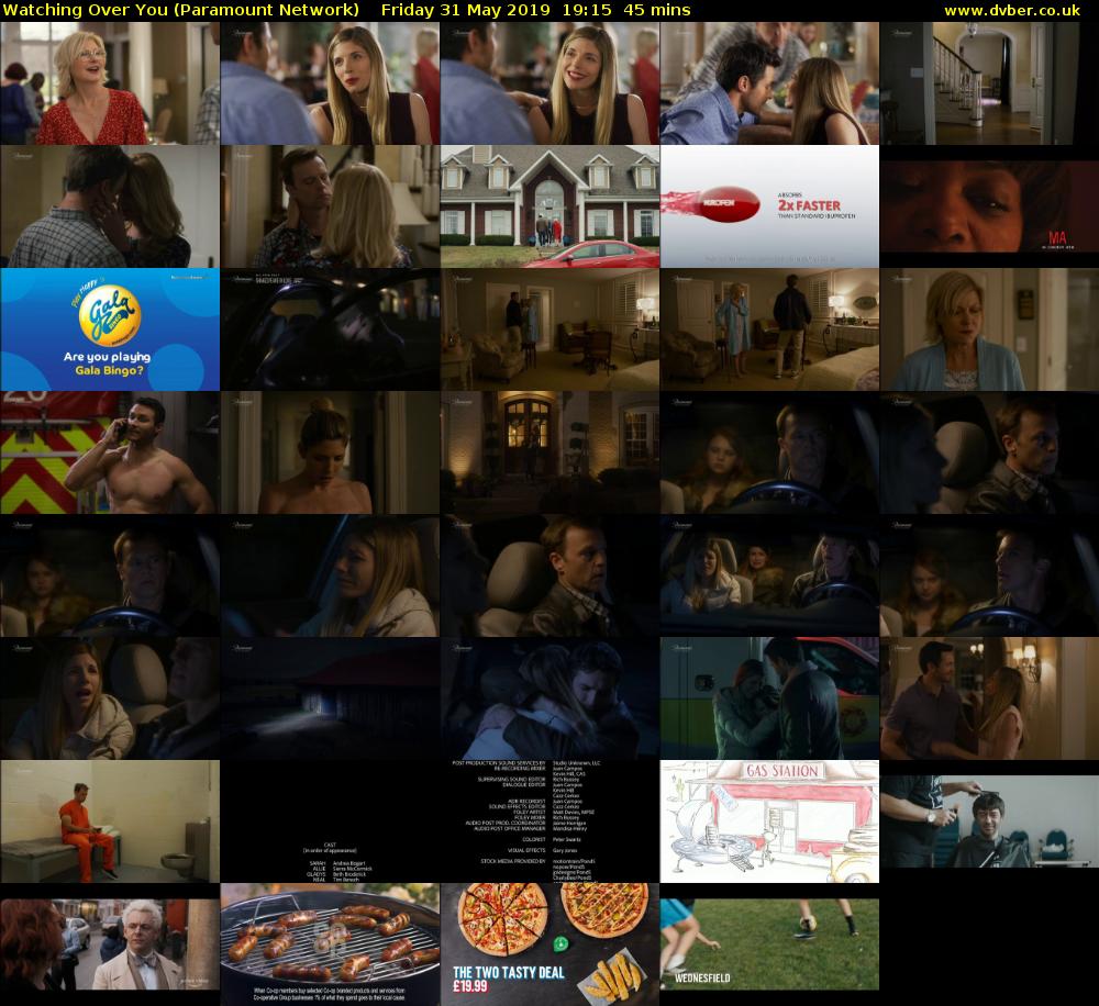 Watching Over You (Paramount Network) Friday 31 May 2019 19:15 - 20:00