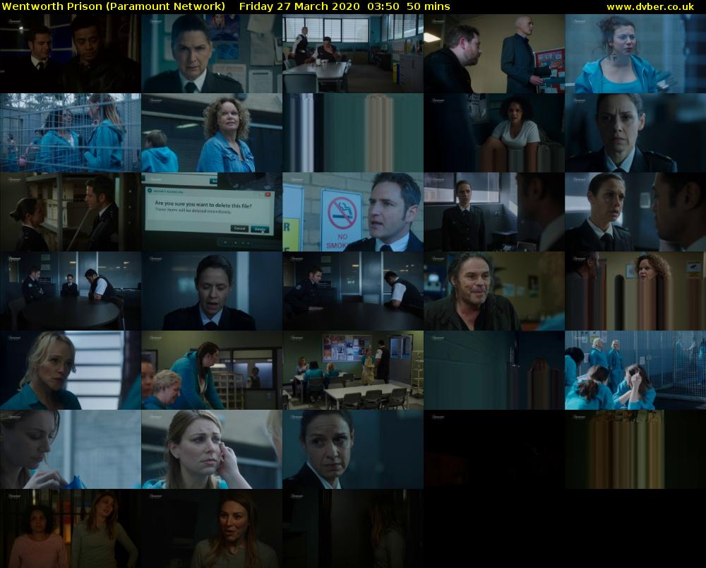 Wentworth Prison (Paramount Network) Friday 27 March 2020 03:50 - 04:40