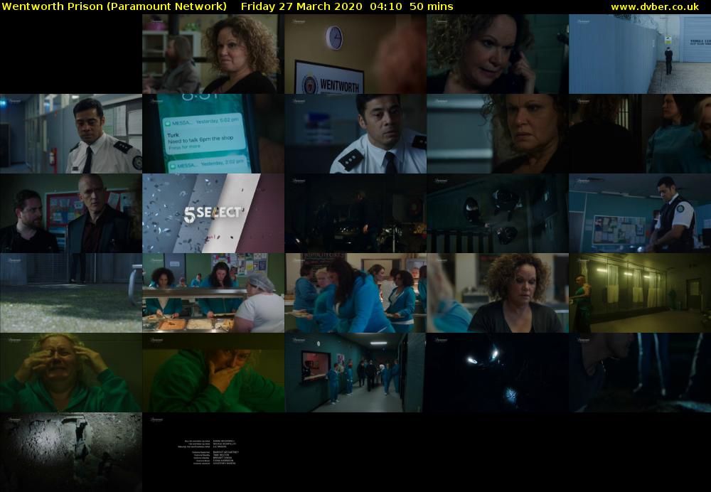 Wentworth Prison (Paramount Network) Friday 27 March 2020 04:10 - 05:00
