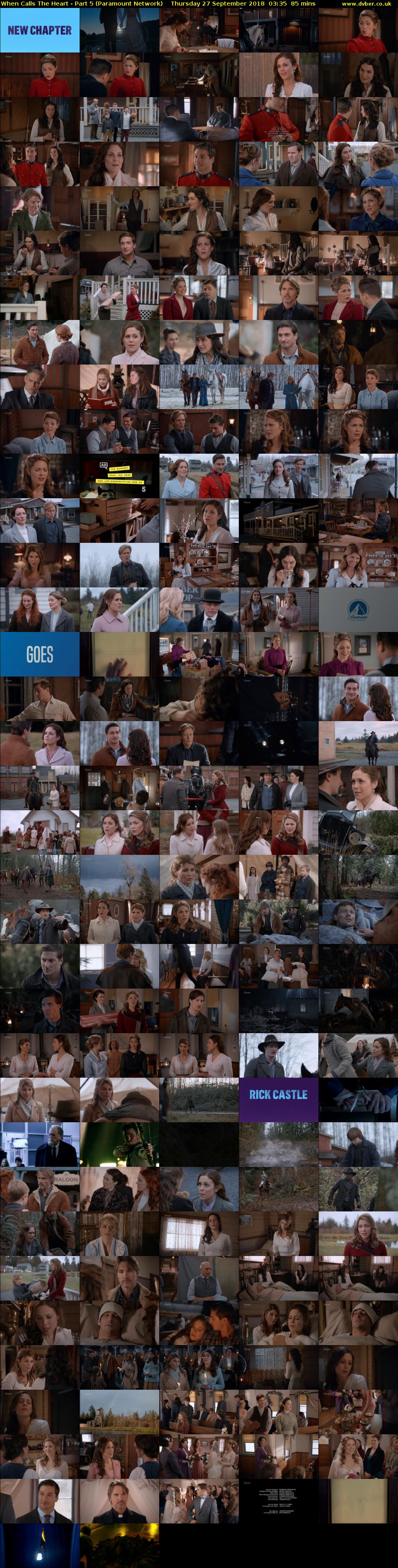 When Calls The Heart - Part 5 (Paramount Network) Thursday 27 September 2018 03:35 - 05:00