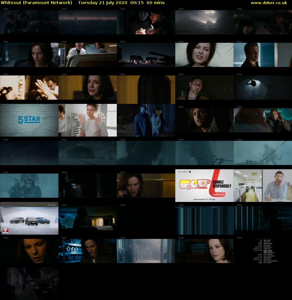 Whiteout (Paramount Network) Tuesday 21 July 2020 00:15 - 01:15