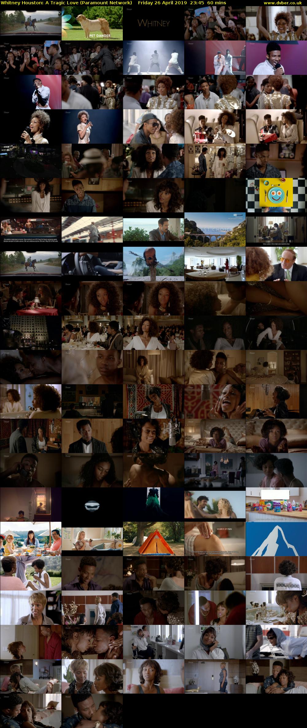 Whitney Houston: A Tragic Love (Paramount Network) Friday 26 April 2019 23:45 - 00:45