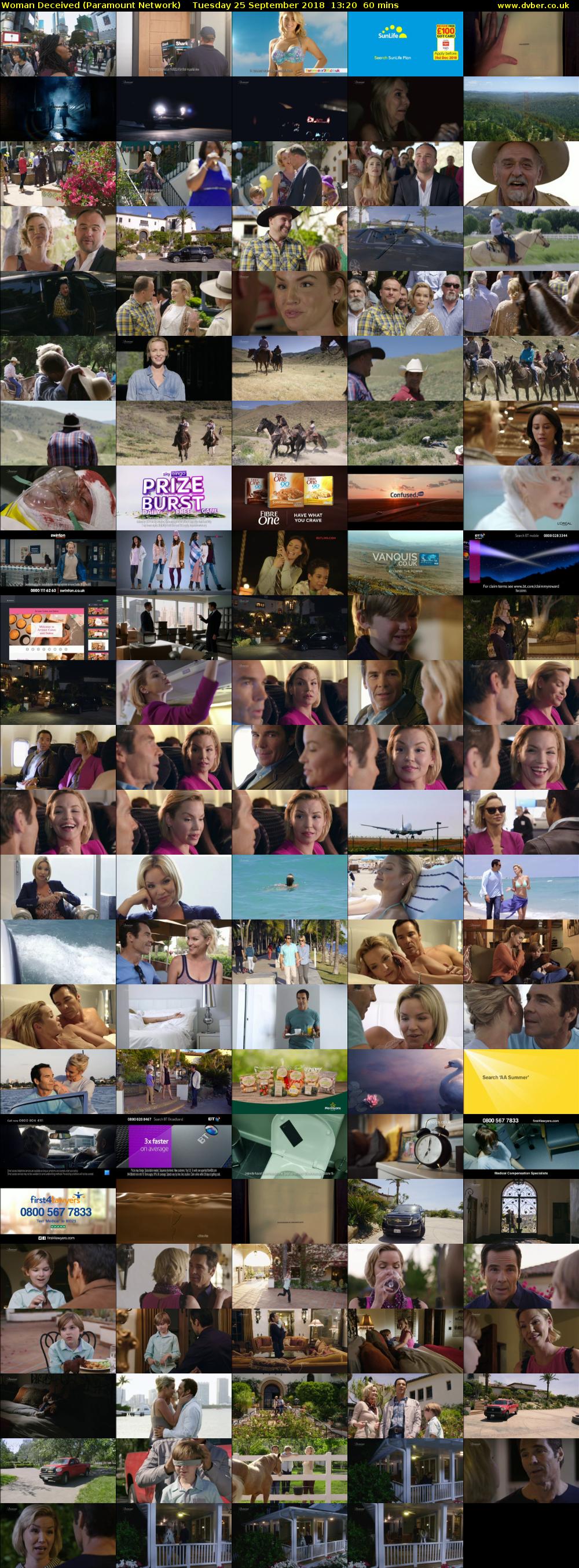 Woman Deceived (Paramount Network) Tuesday 25 September 2018 13:20 - 14:20
