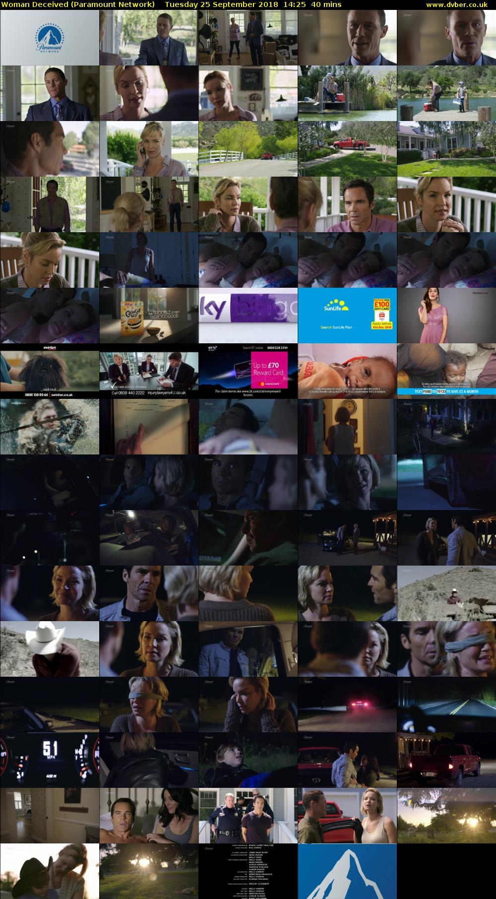 Woman Deceived (Paramount Network) Tuesday 25 September 2018 14:25 - 15:05
