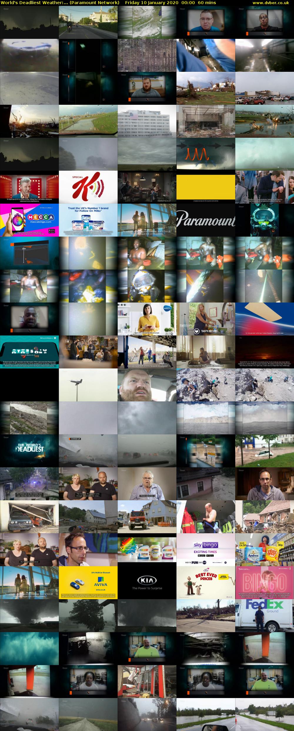 World's Deadliest Weather:... (Paramount Network) Friday 10 January 2020 00:00 - 01:00