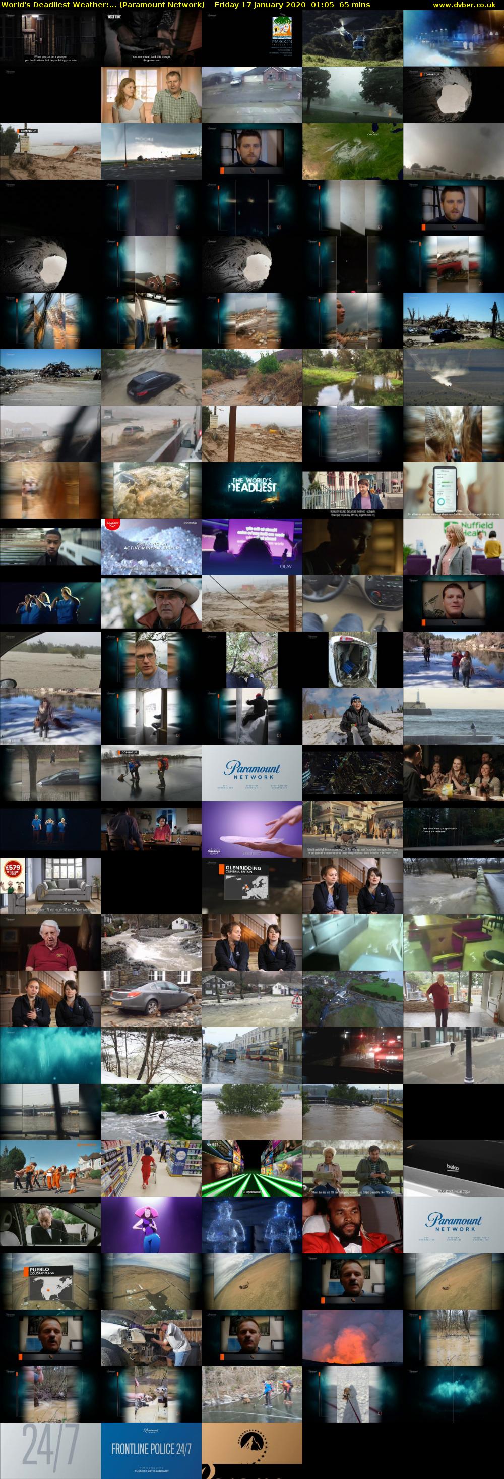 World's Deadliest Weather:... (Paramount Network) Friday 17 January 2020 01:05 - 02:10