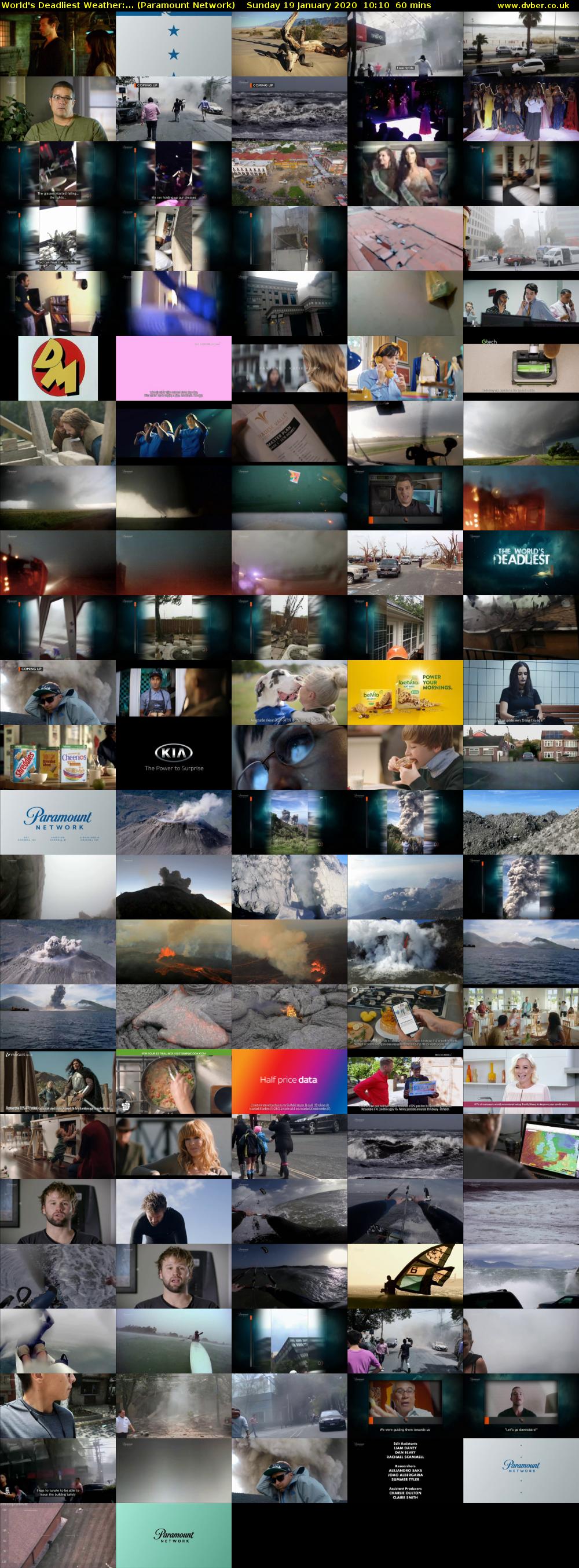 World's Deadliest Weather:... (Paramount Network) Sunday 19 January 2020 10:10 - 11:10
