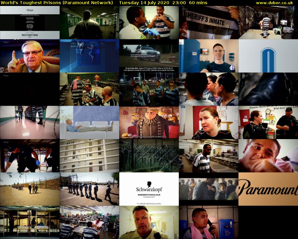 World's Toughest Prisons (Paramount Network) Tuesday 14 July 2020 23:00 - 00:00
