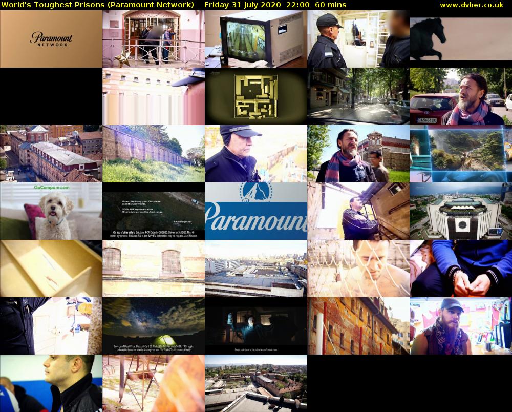 World's Toughest Prisons (Paramount Network) Friday 31 July 2020 22:00 - 23:00