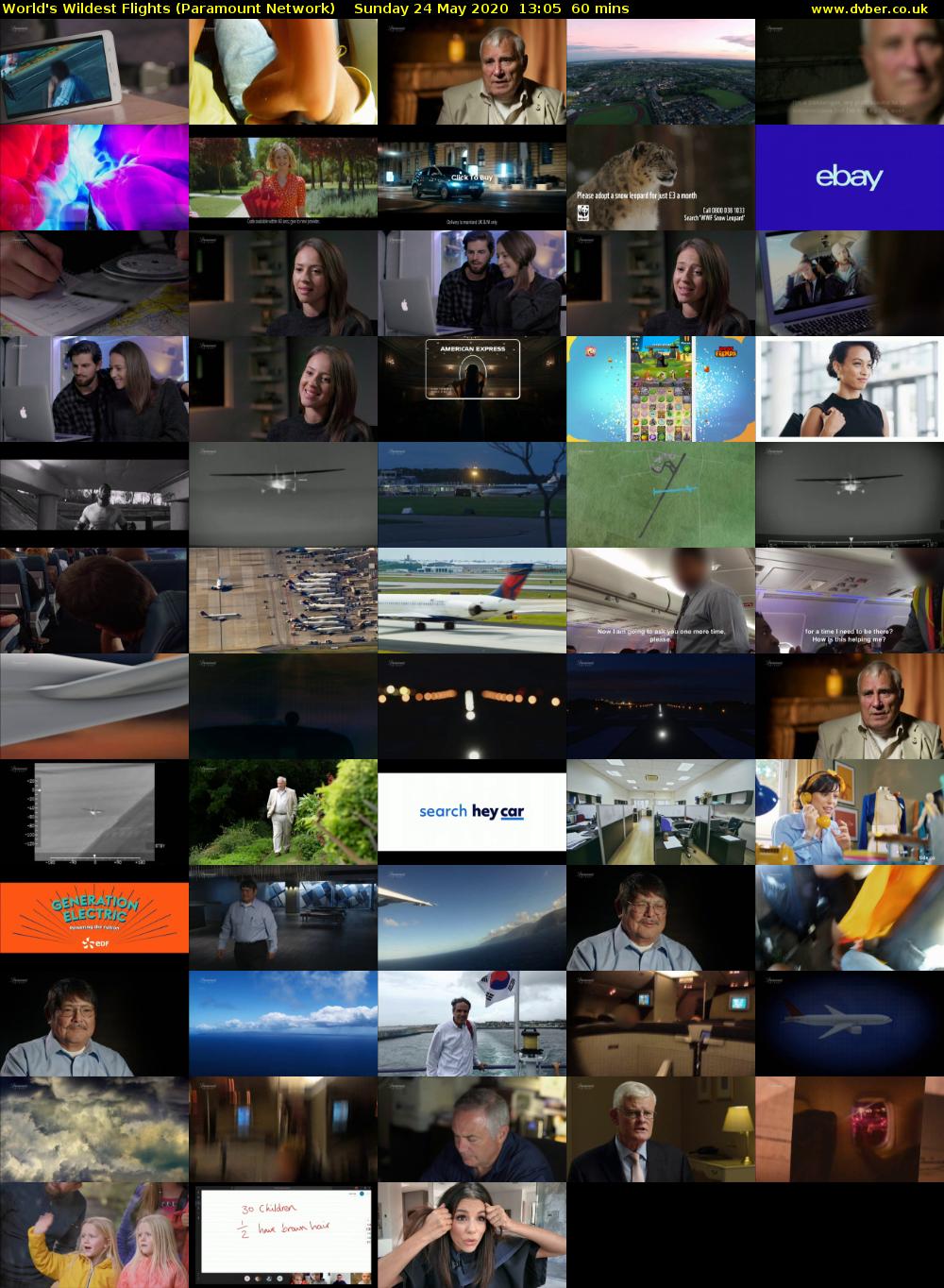 World's Wildest Flights (Paramount Network) Sunday 24 May 2020 13:05 - 14:05
