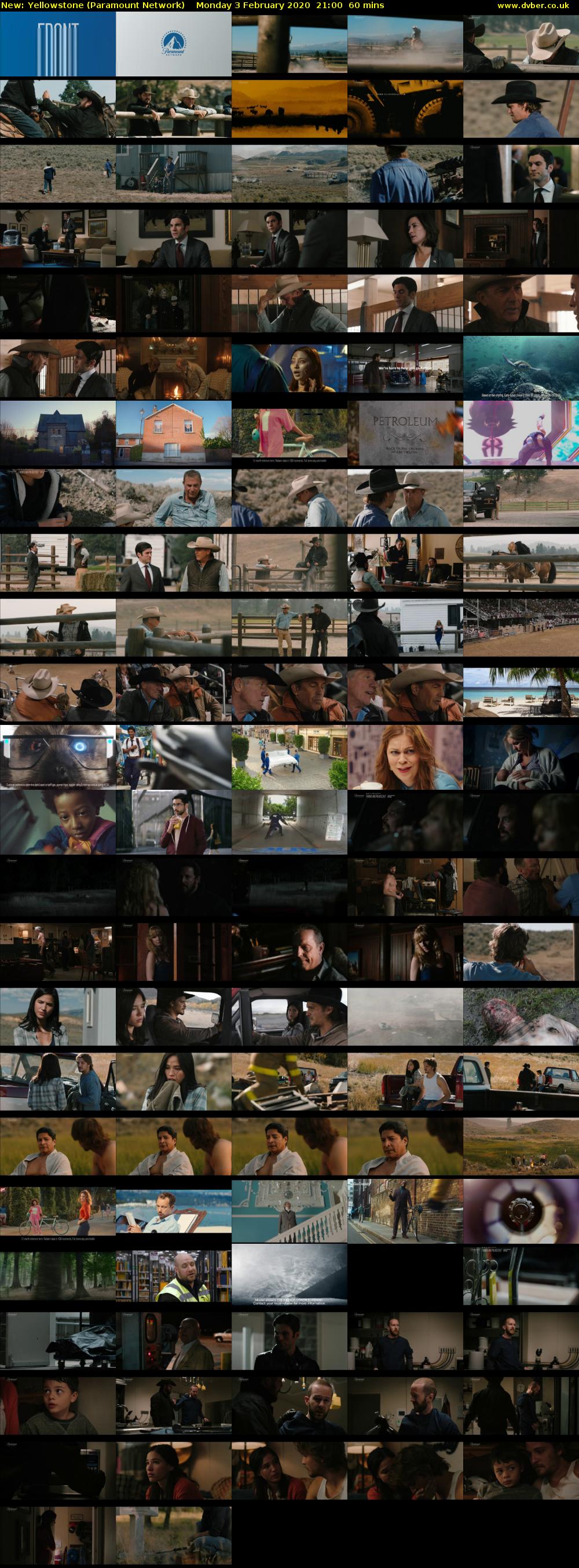 Yellowstone (Paramount Network) Monday 3 February 2020 21:00 - 22:00