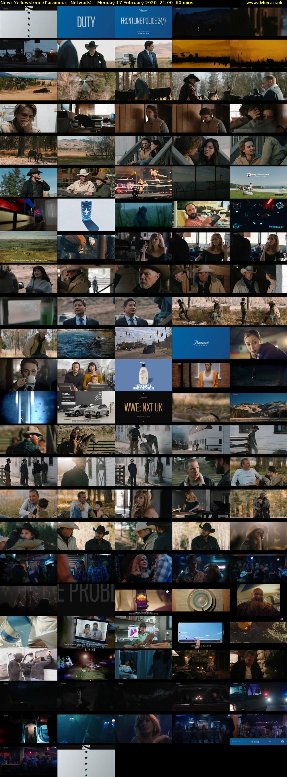 Yellowstone (Paramount Network) Monday 17 February 2020 21:00 - 22:00