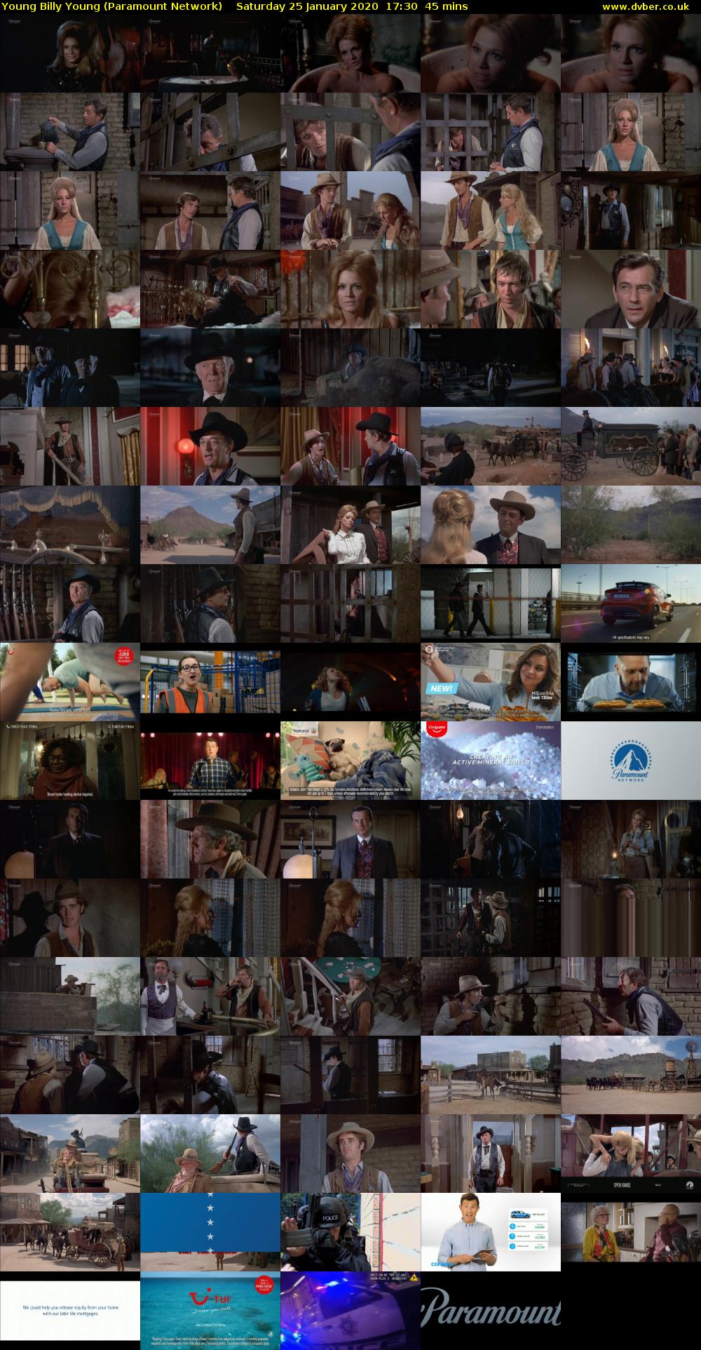 Young Billy Young (Paramount Network) Saturday 25 January 2020 17:30 - 18:15
