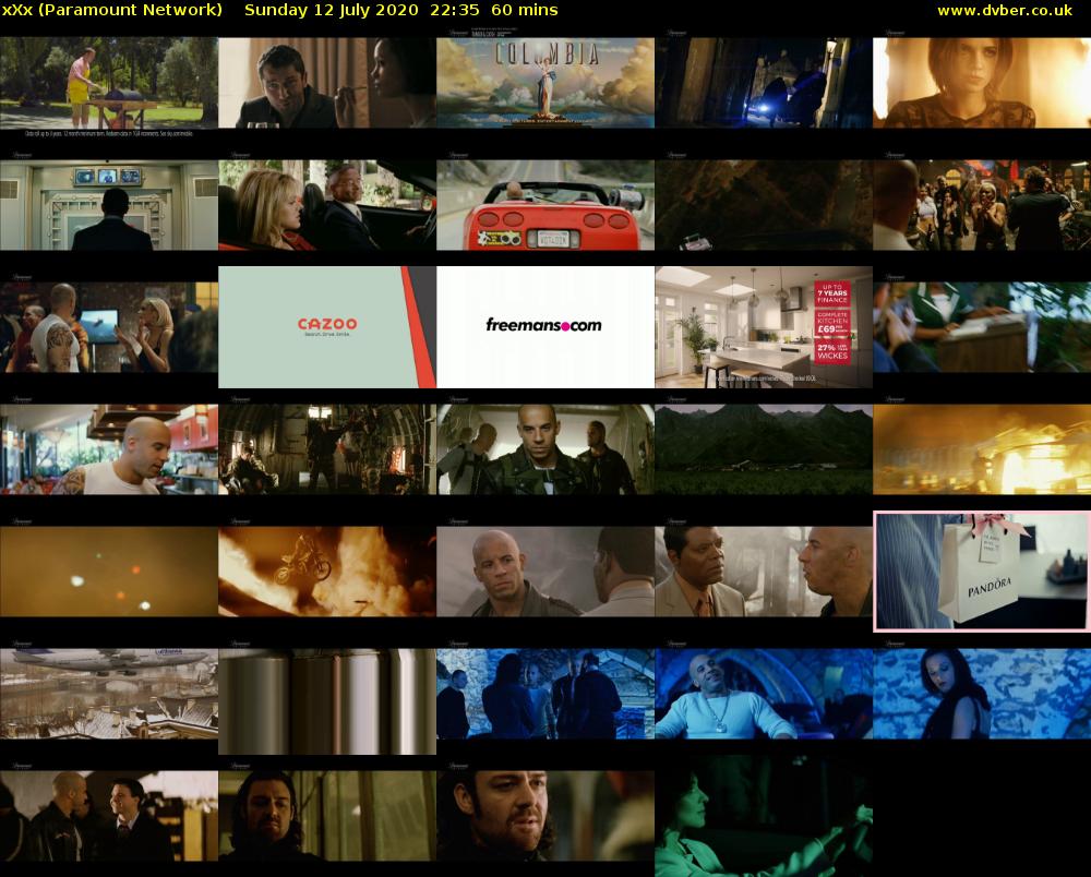 xXx (Paramount Network) Sunday 12 July 2020 22:35 - 23:35