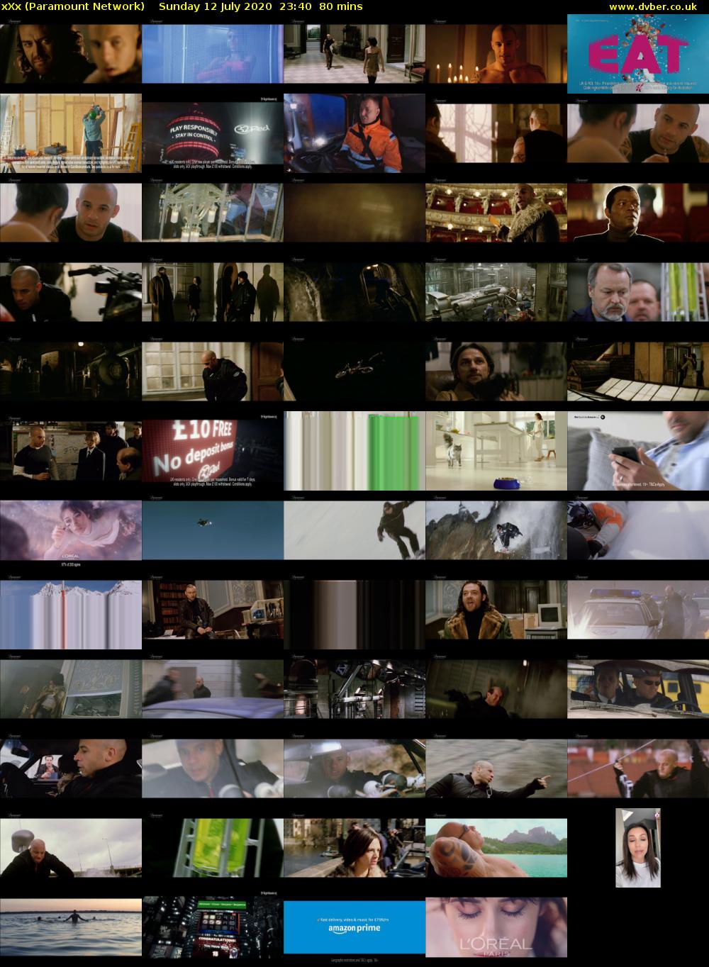 xXx (Paramount Network) Sunday 12 July 2020 23:40 - 01:00