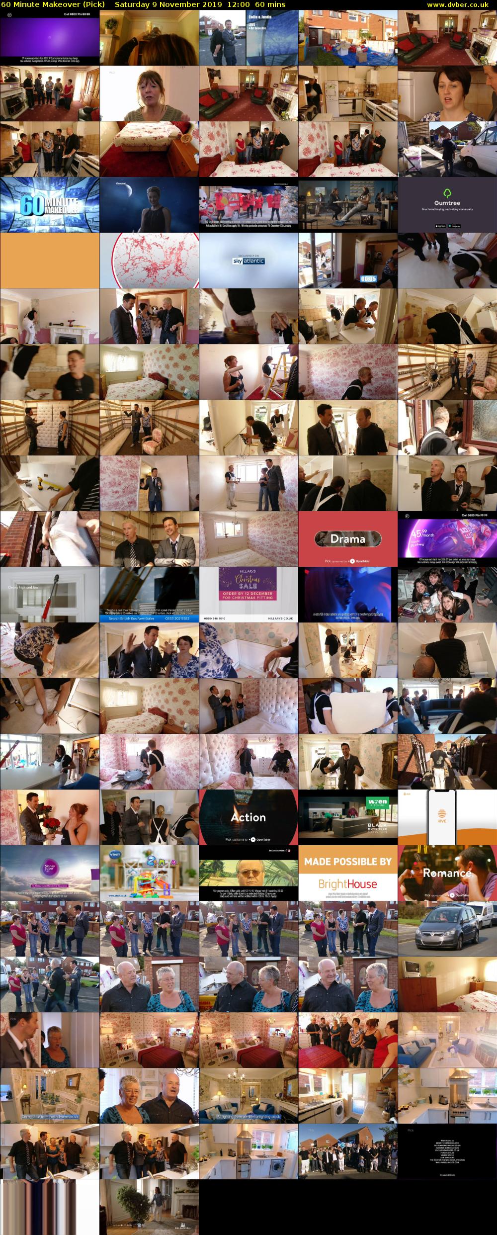 60 Minute Makeover (Pick) Saturday 9 November 2019 12:00 - 13:00