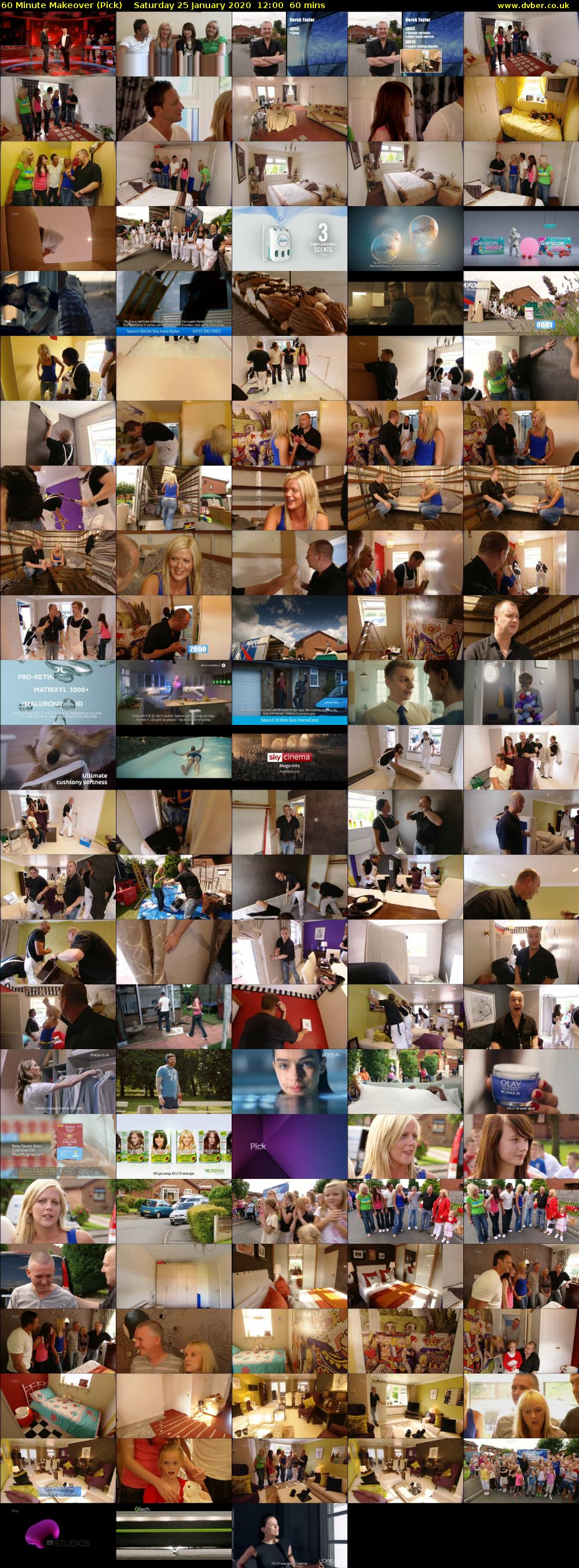 60 Minute Makeover (Pick) Saturday 25 January 2020 12:00 - 13:00