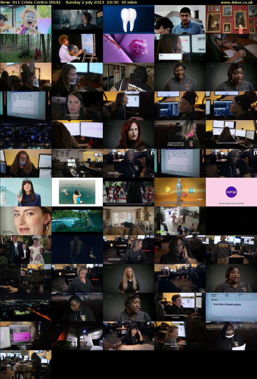 911 Crisis Centre (Pick) Sunday 2 July 2023 20:30 - 21:00