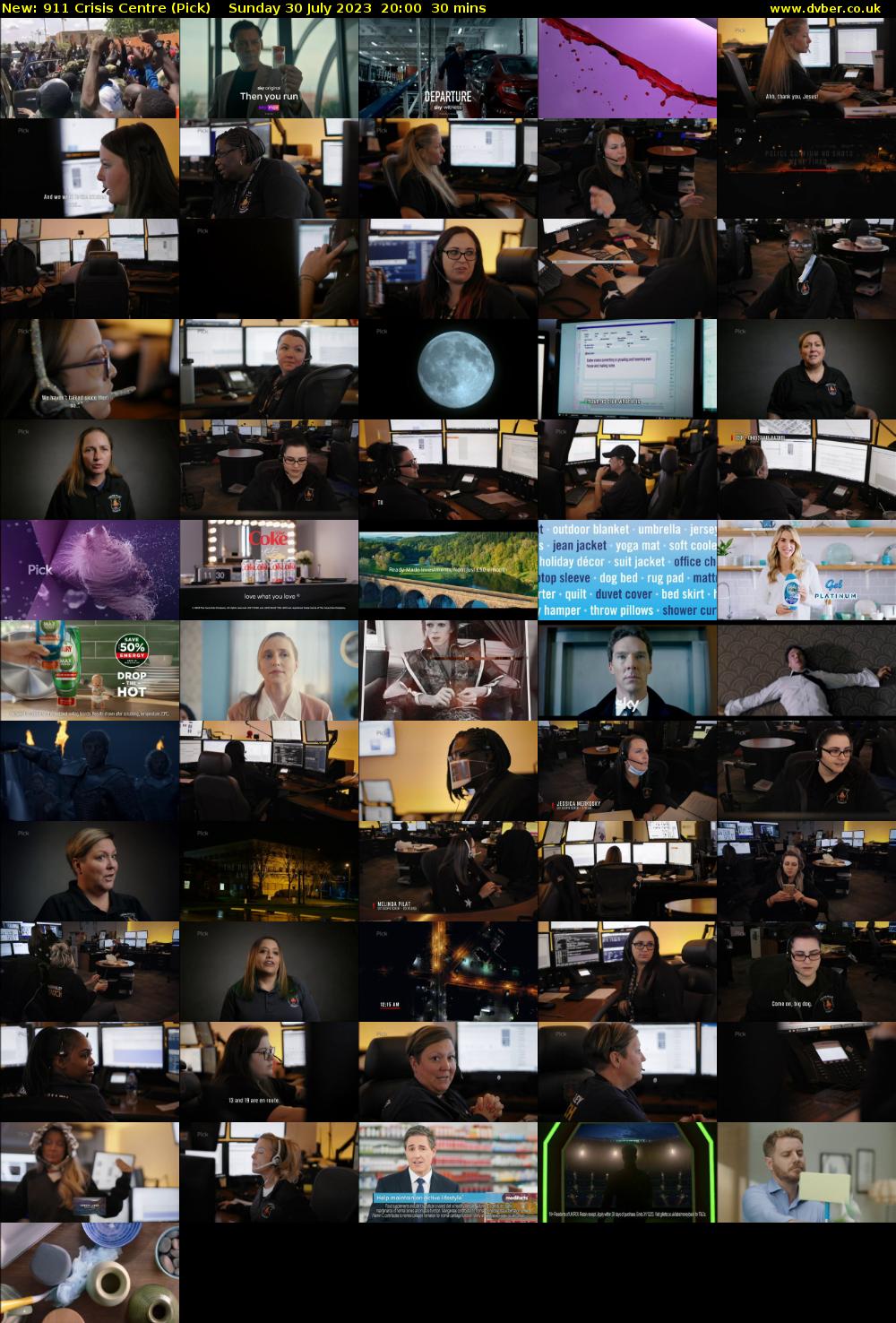 911 Crisis Centre (Pick) Sunday 30 July 2023 20:00 - 20:30