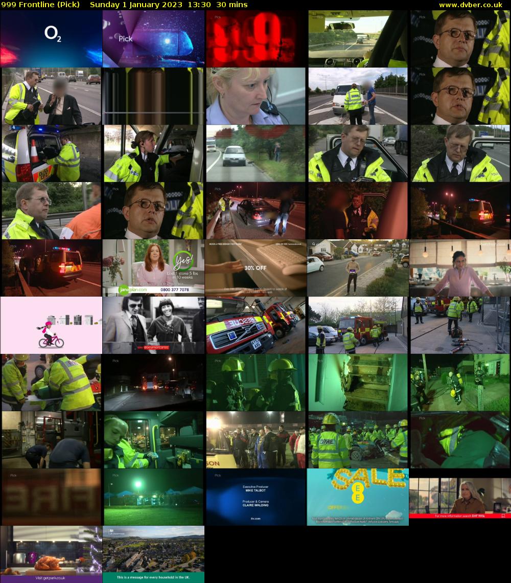 999 Frontline (Pick) Sunday 1 January 2023 13:30 - 14:00