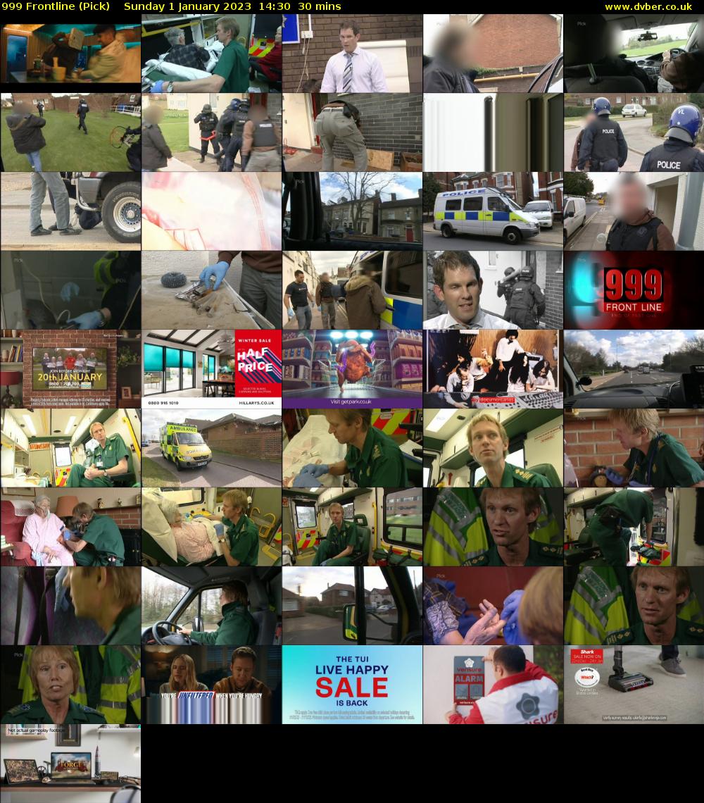 999 Frontline (Pick) Sunday 1 January 2023 14:30 - 15:00