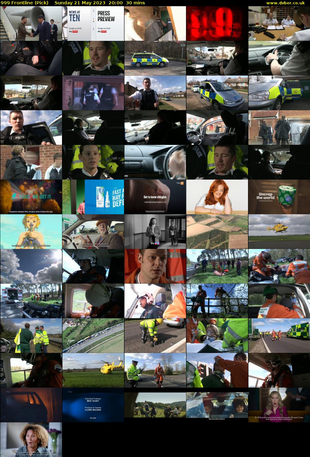 999 Frontline (Pick) Sunday 21 May 2023 20:00 - 20:30