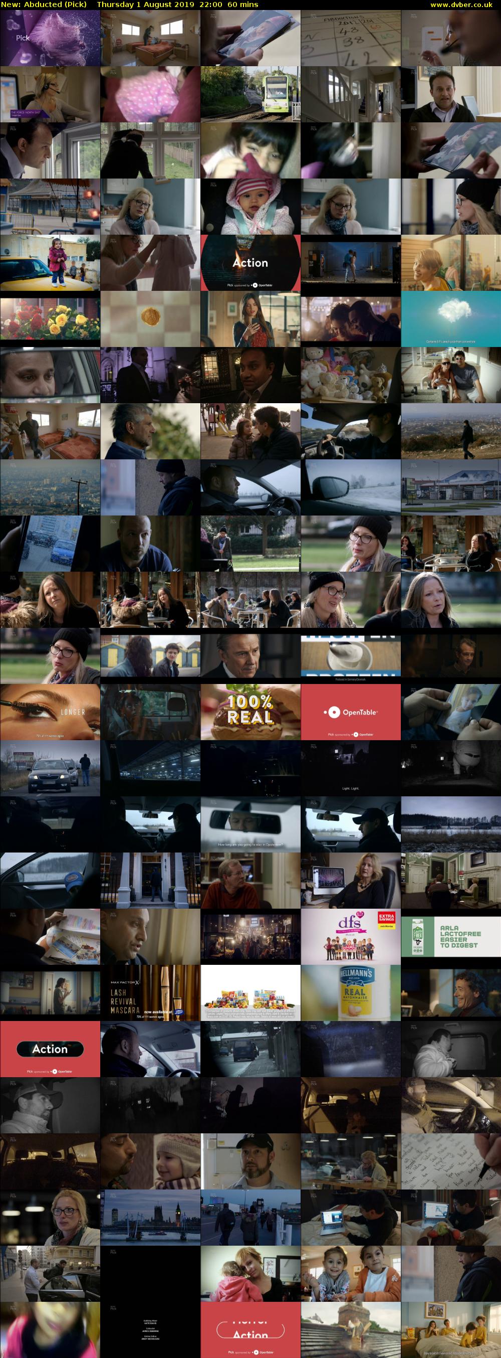 Abducted (Pick) Thursday 1 August 2019 22:00 - 23:00