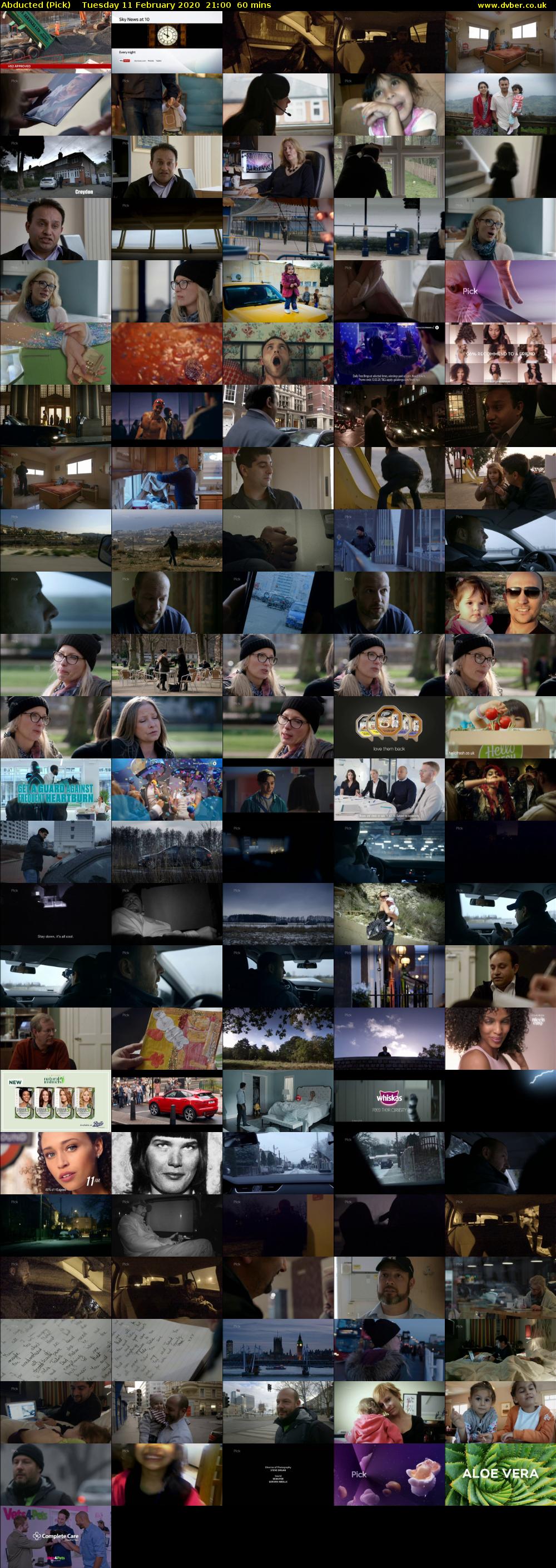 Abducted (Pick) Tuesday 11 February 2020 21:00 - 22:00