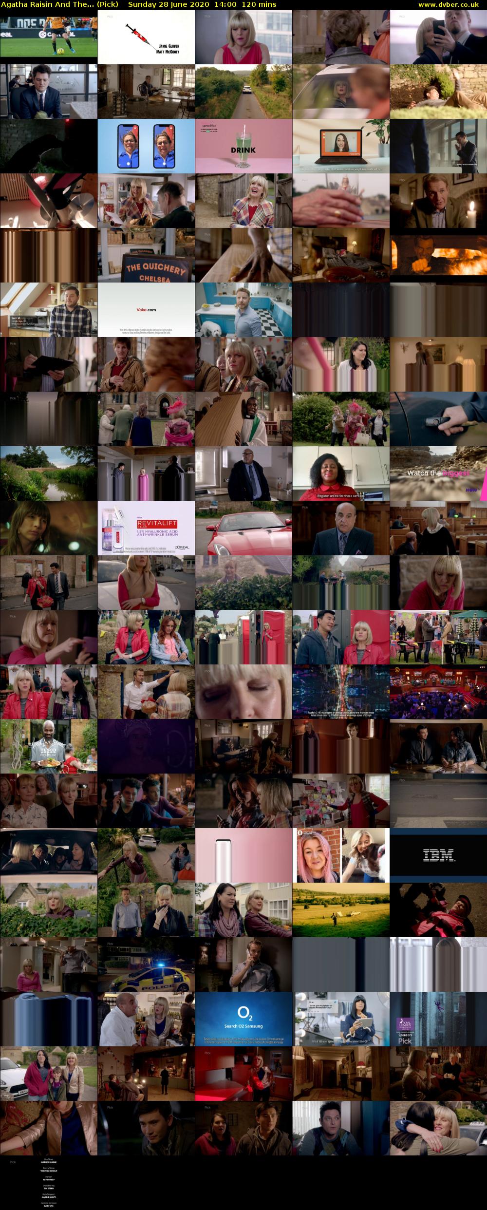 Agatha Raisin And The... (Pick) Sunday 28 June 2020 14:00 - 16:00